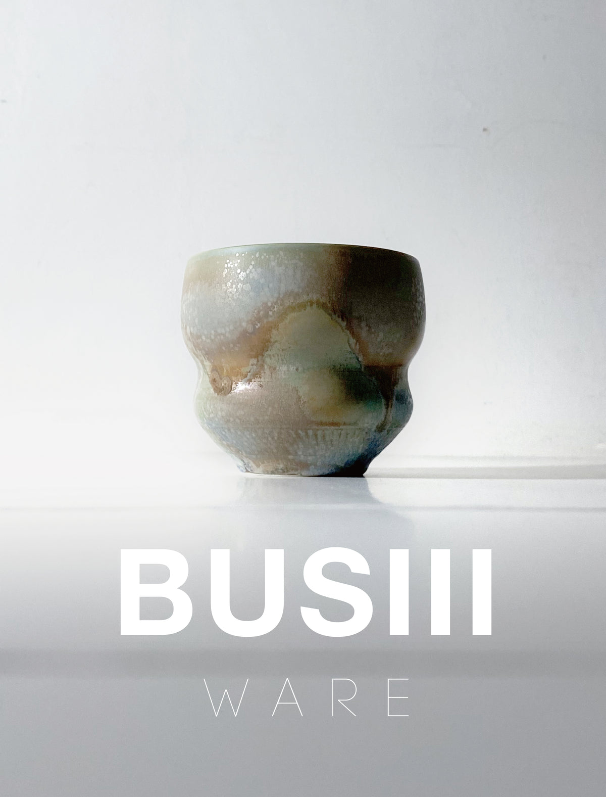 BUSIII Ceramic | Hand drawn embryo kiln transformed crystalline glaze ceramic cup