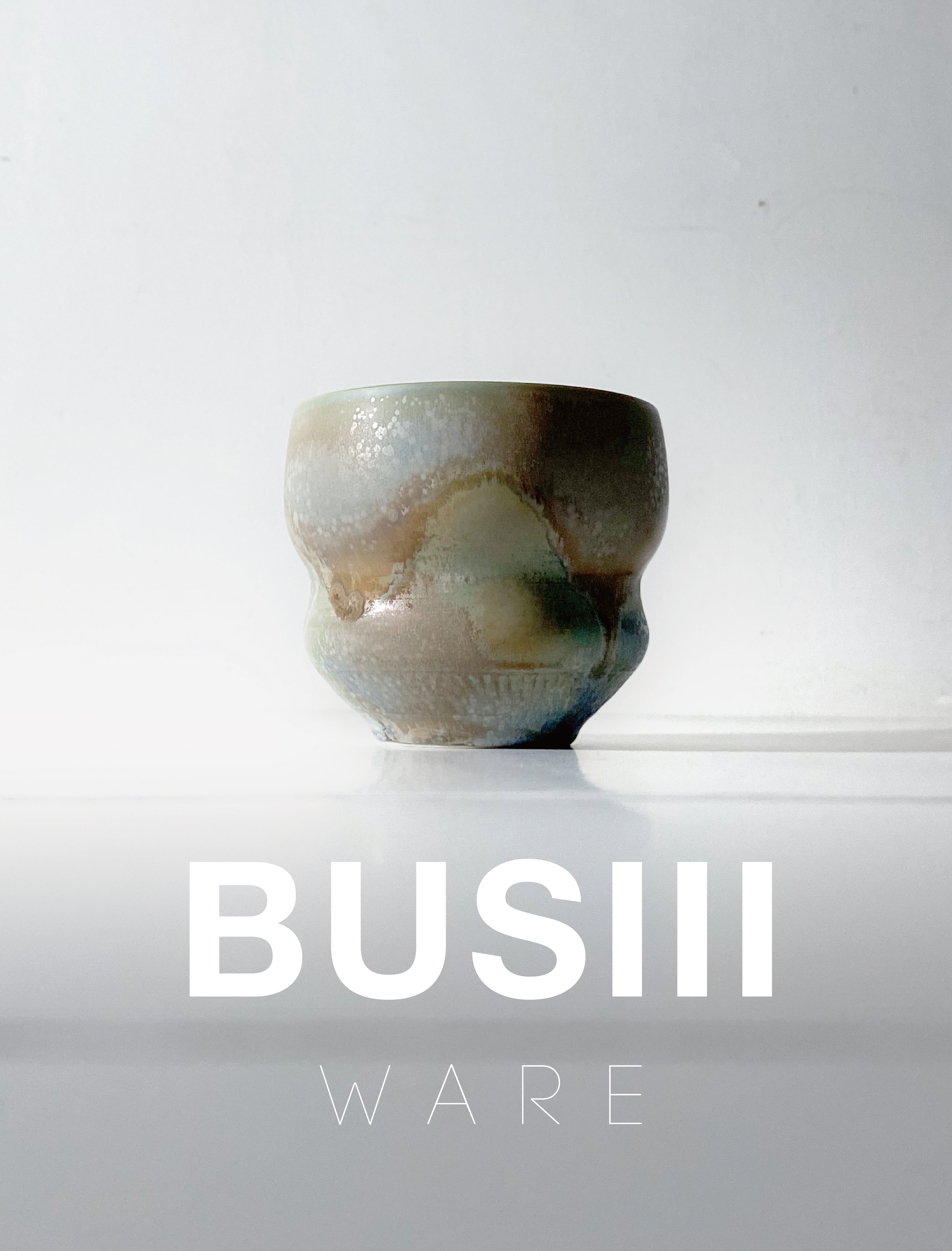 BUSIII Ceramic | Hand drawn embryo kiln transformed crystalline glaze ceramic cup