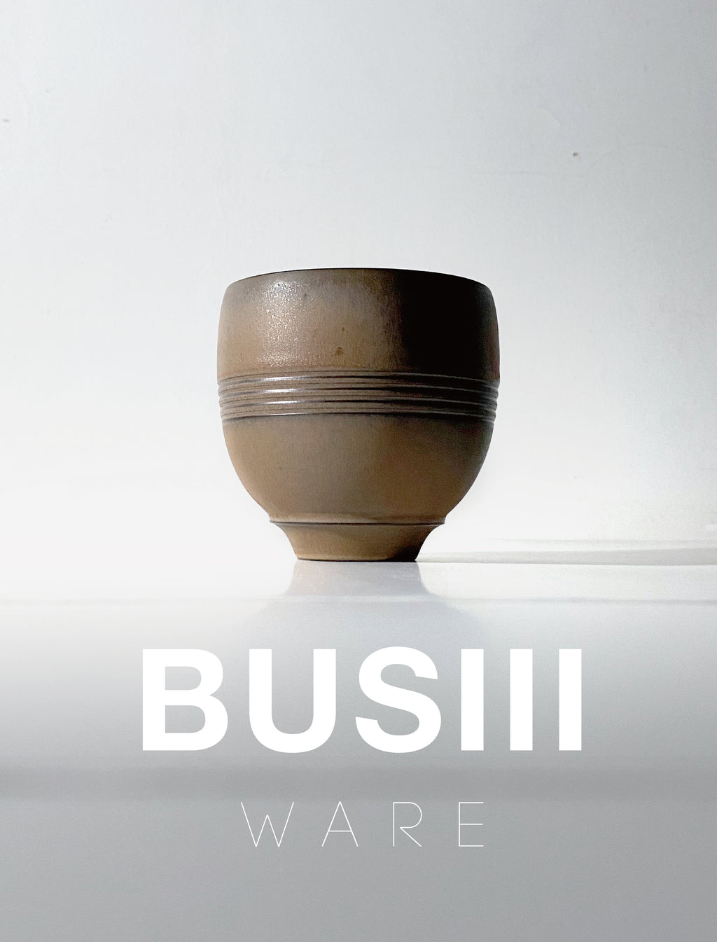 BUSIII Ceramic | Original handmade rough pottery lines retro ceramic cup