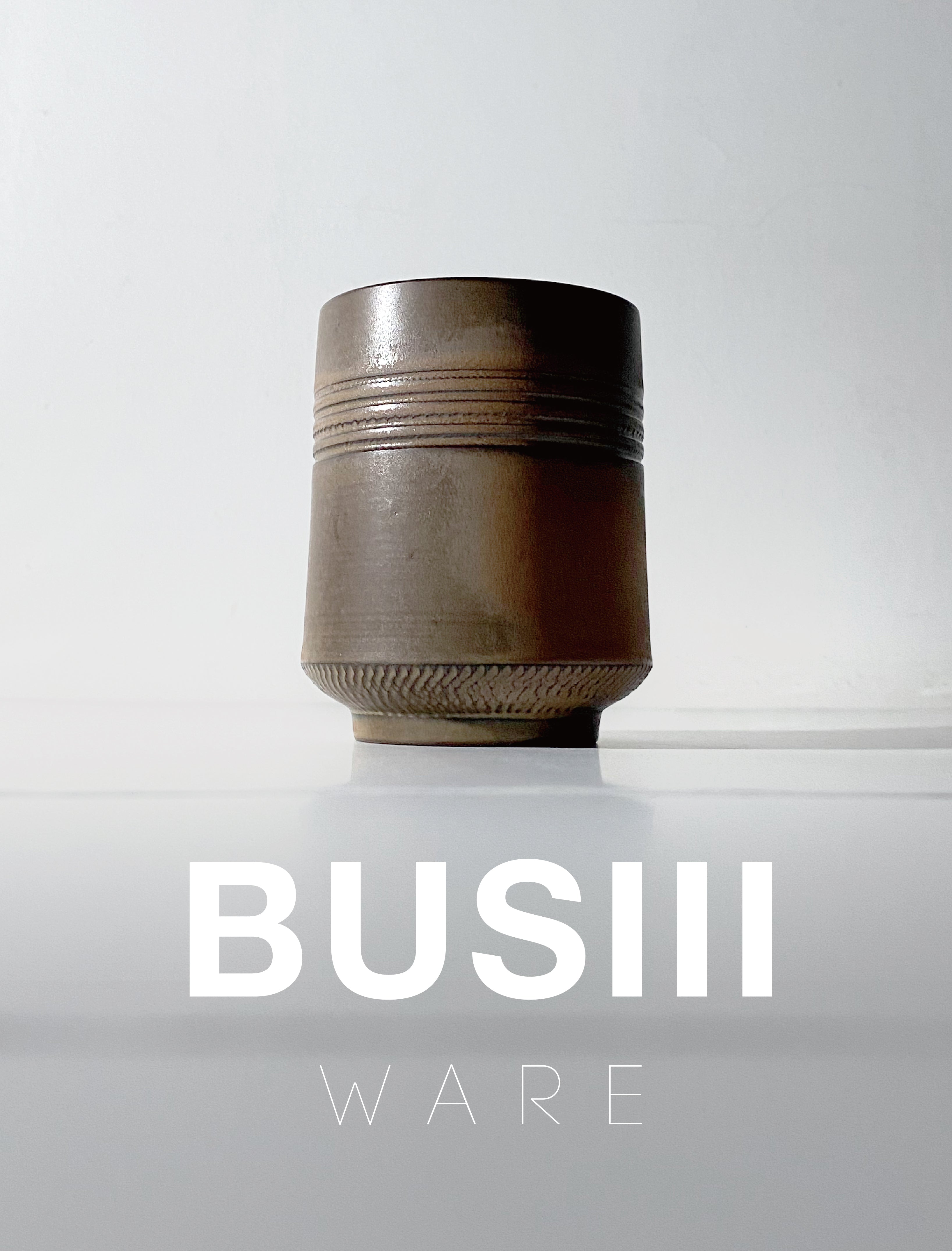 BUSIII Ceramic | Original handmade retro line art ceramic cup