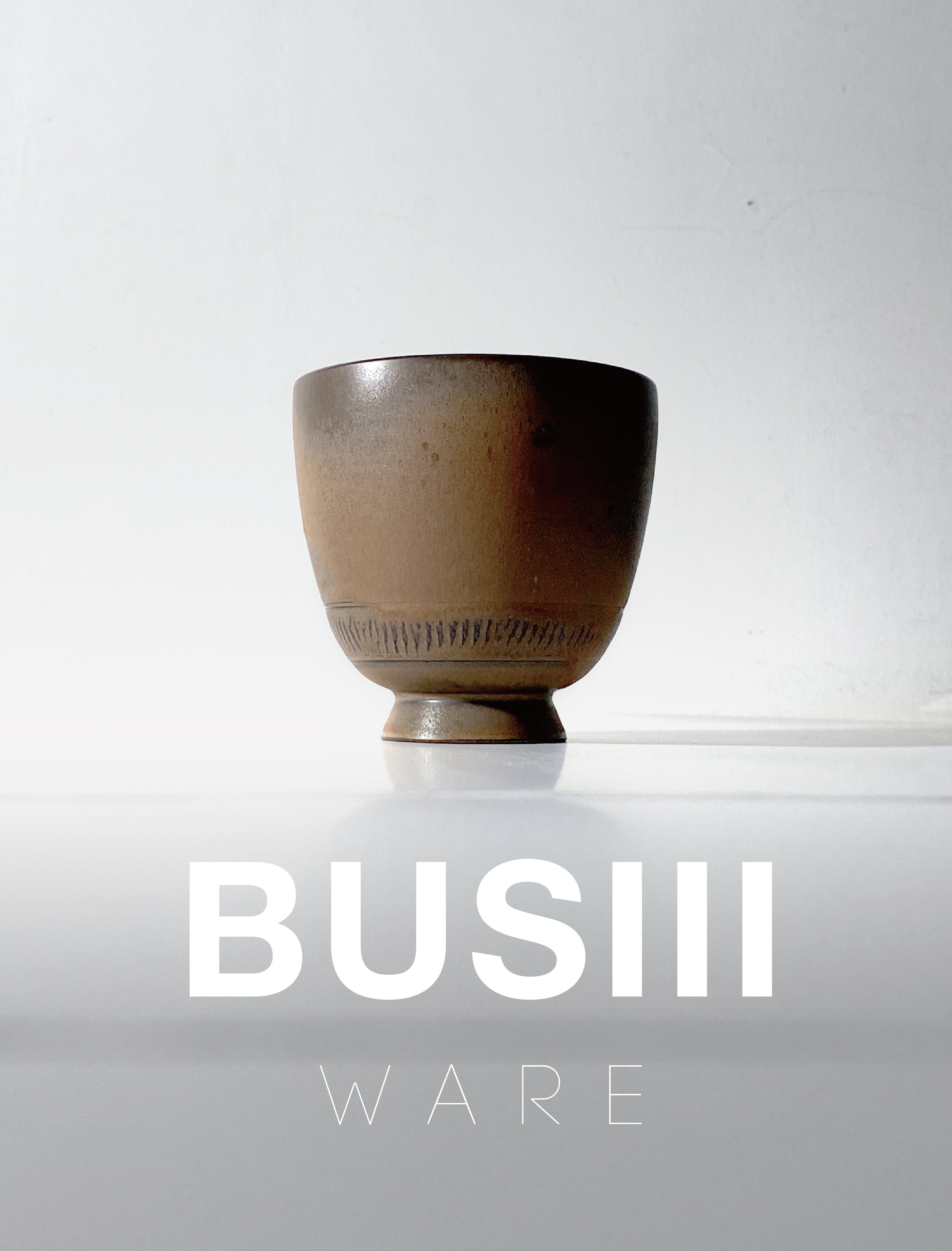 BUSIII Ceramic | Handmade rough pottery vintage ceramic cup