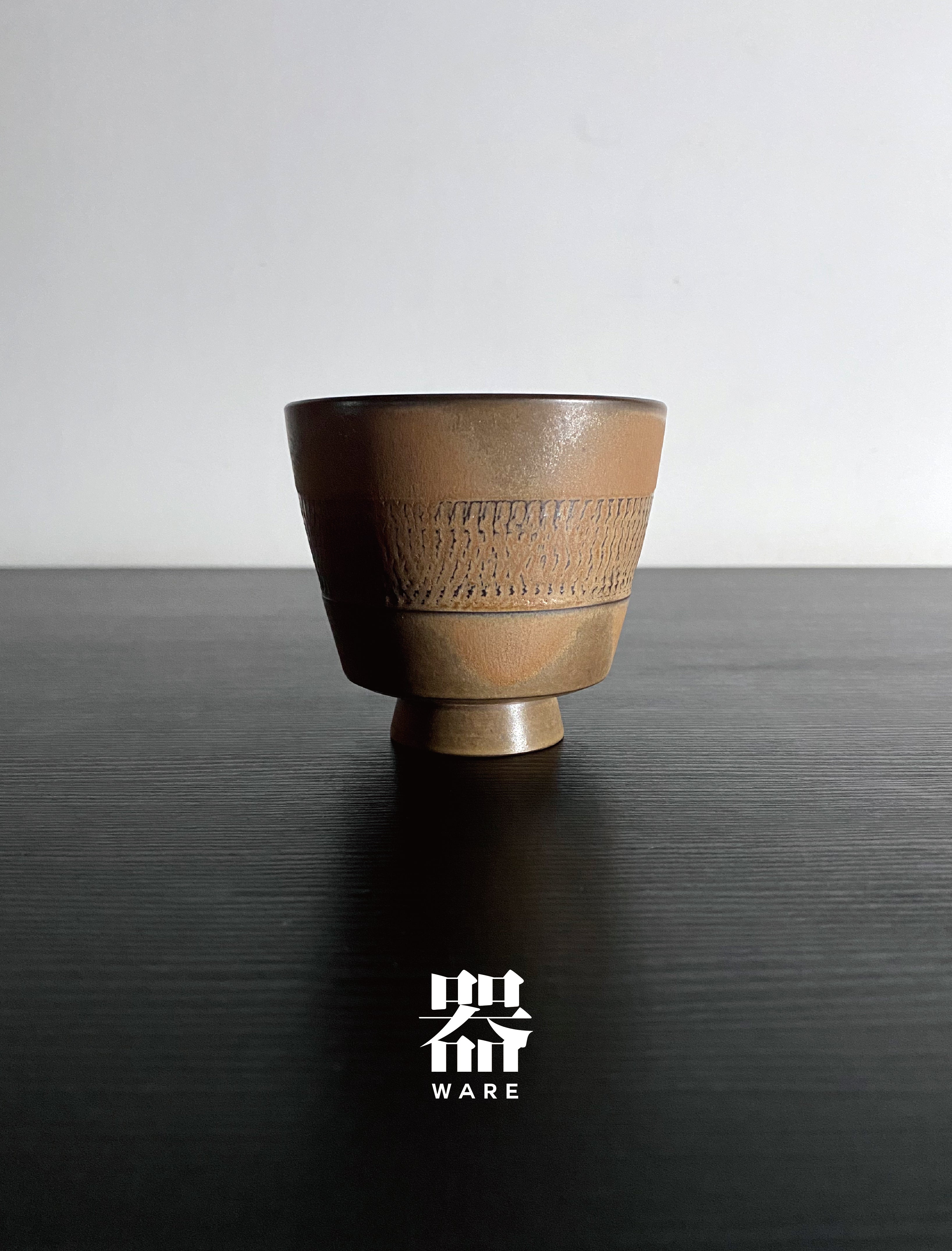 BUSIII Ceramic | Original handmade texture lines retro ceramic cup