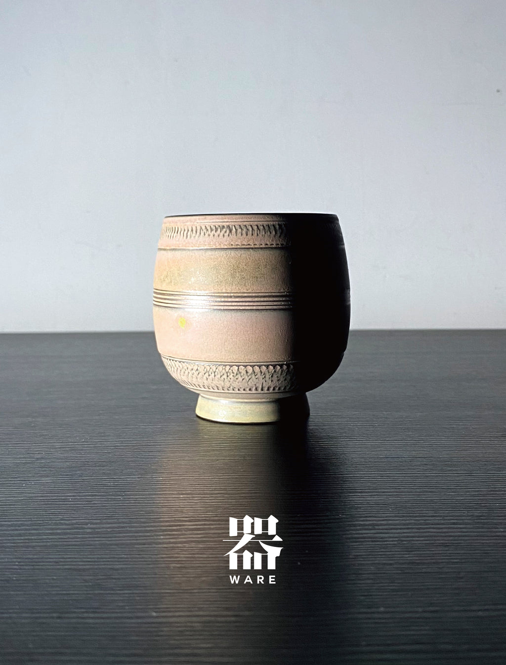 BUSIII Ceramic | Creative hand drawn lines, retro rough pottery ceramic cup