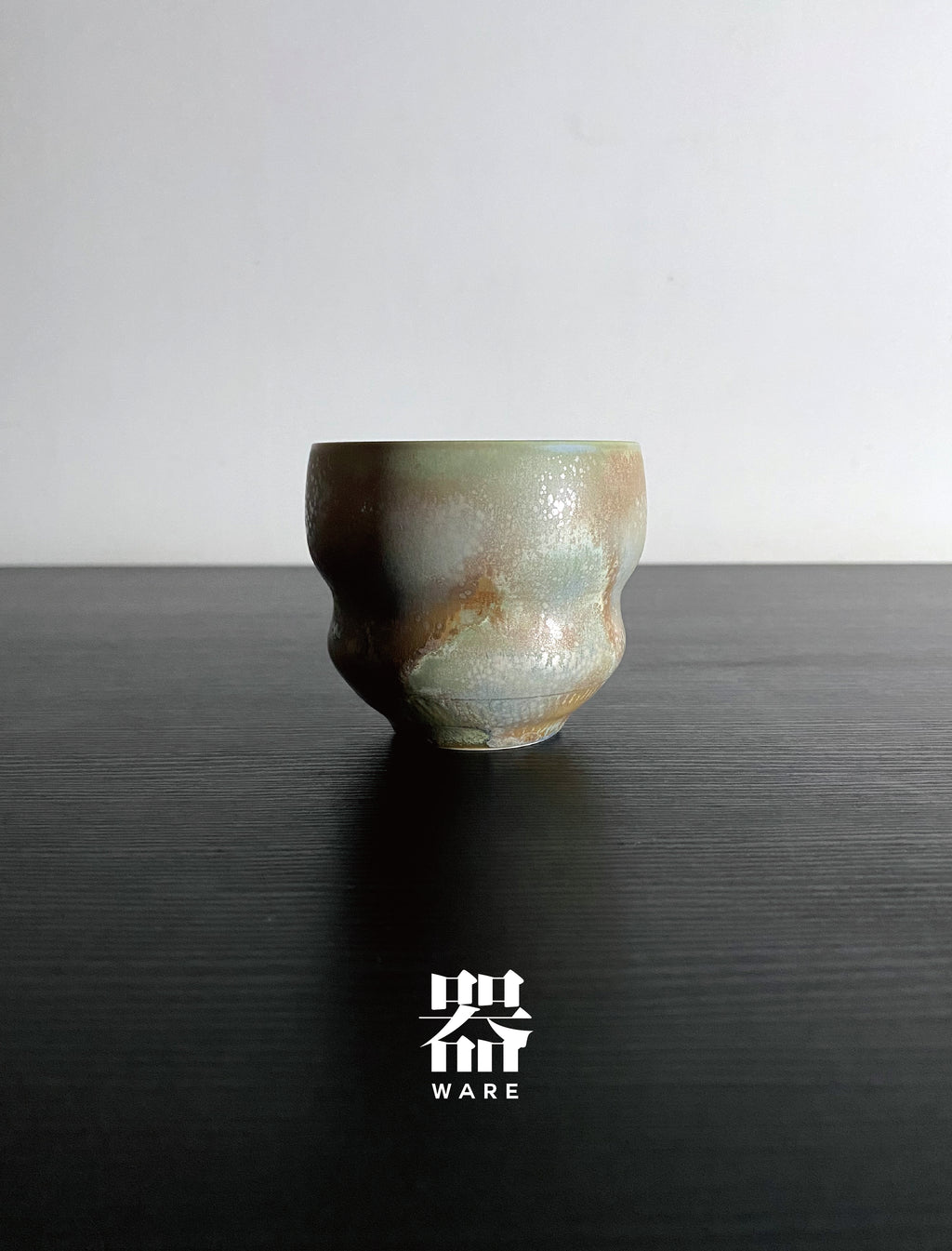 BUSIII Ceramic | Hand drawn embryo kiln transformed crystalline glaze ceramic cup