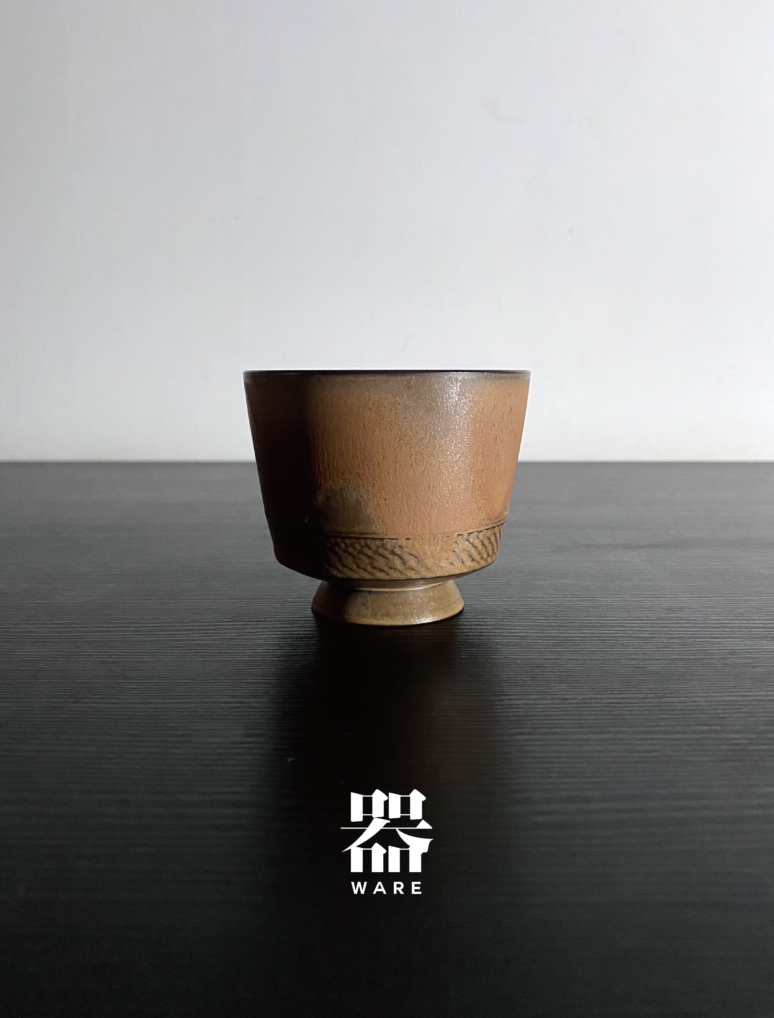 BUSIII Ceramic | Original handmade ripple retro texture ceramic cup