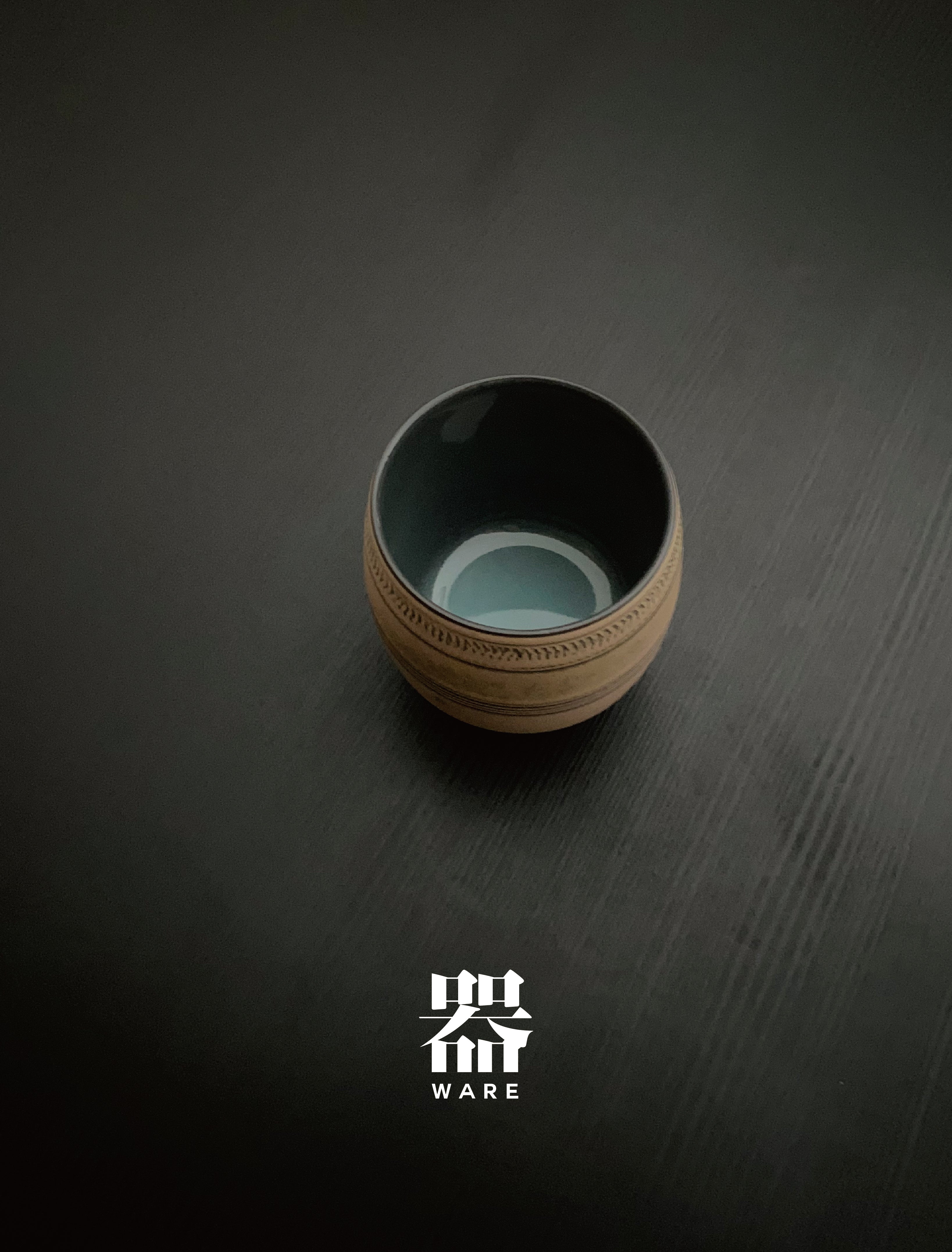 BUSIII Ceramic | Creative hand drawn lines, retro rough pottery ceramic cup
