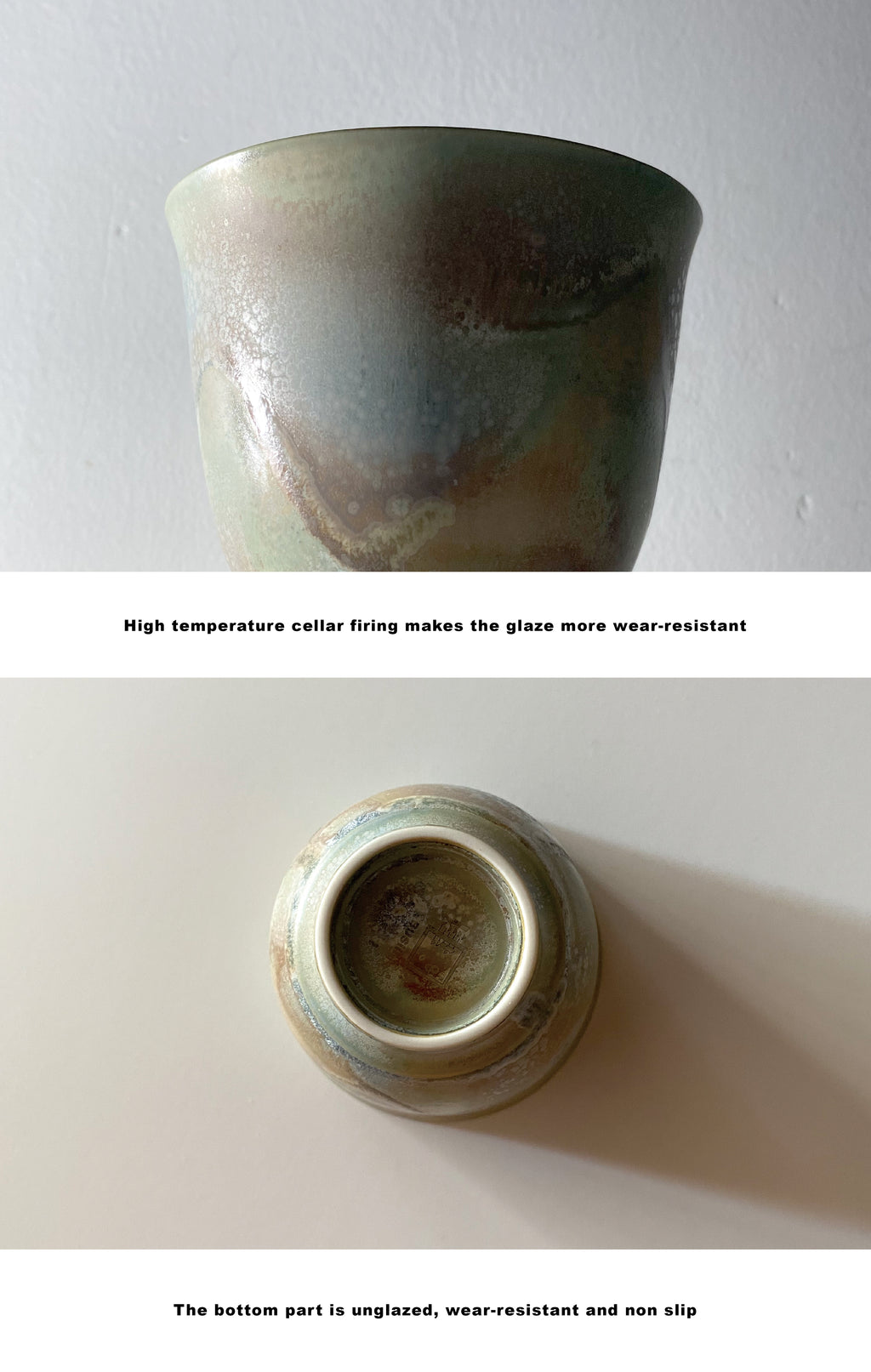 BUSIII Ceramic | Handmade rough pottery kiln glazed ceramic cups