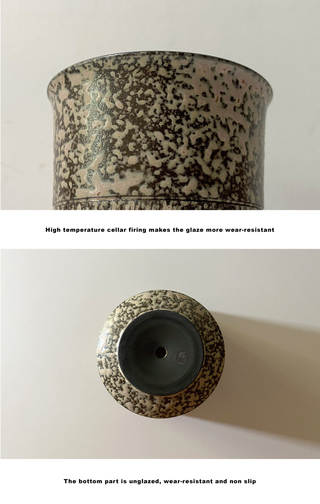 BUSIII Ceramic | Creative leopard print retro kiln turned ceramic cup