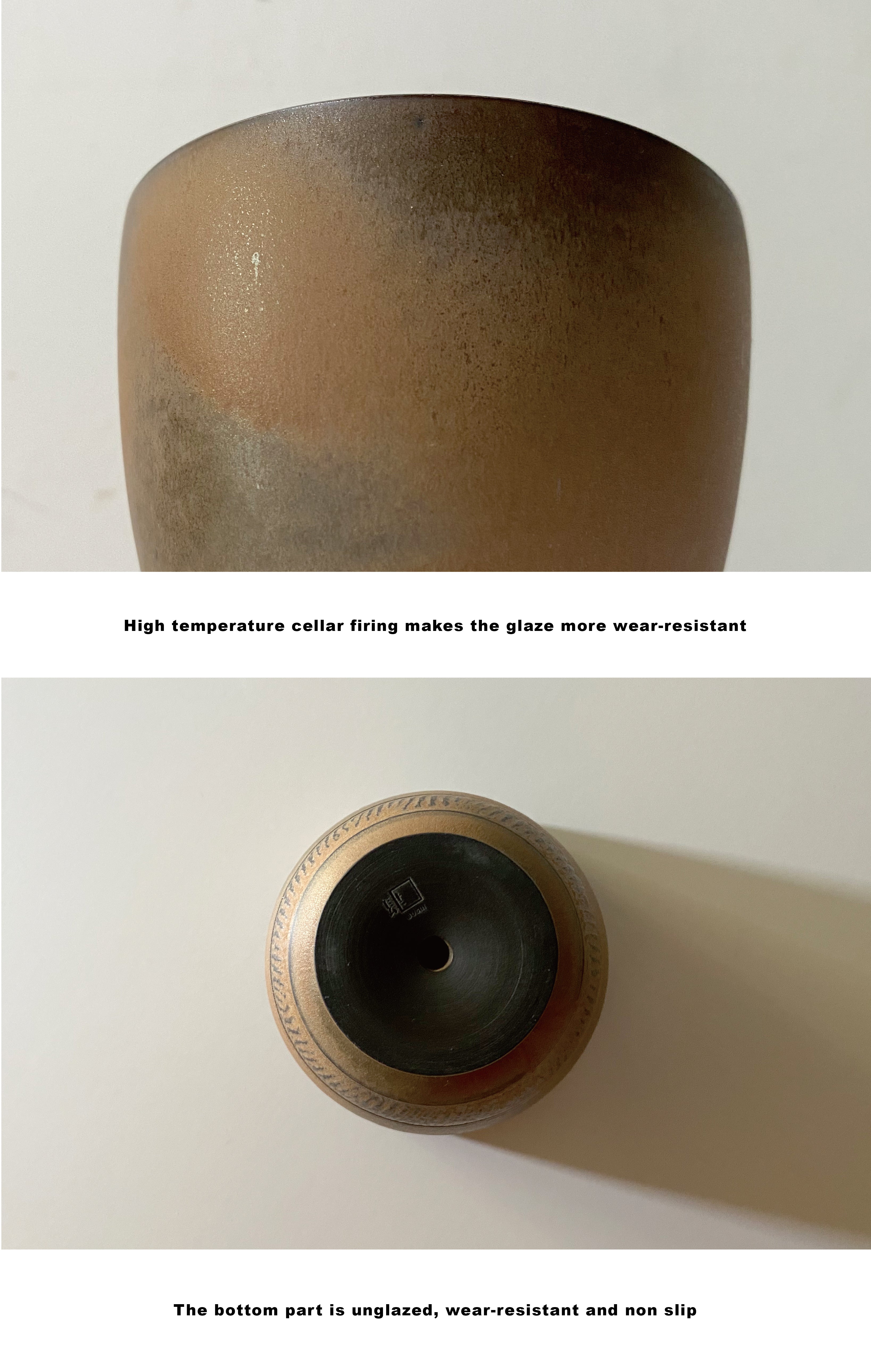 BUSIII Ceramic | Handmade rough pottery vintage ceramic cup