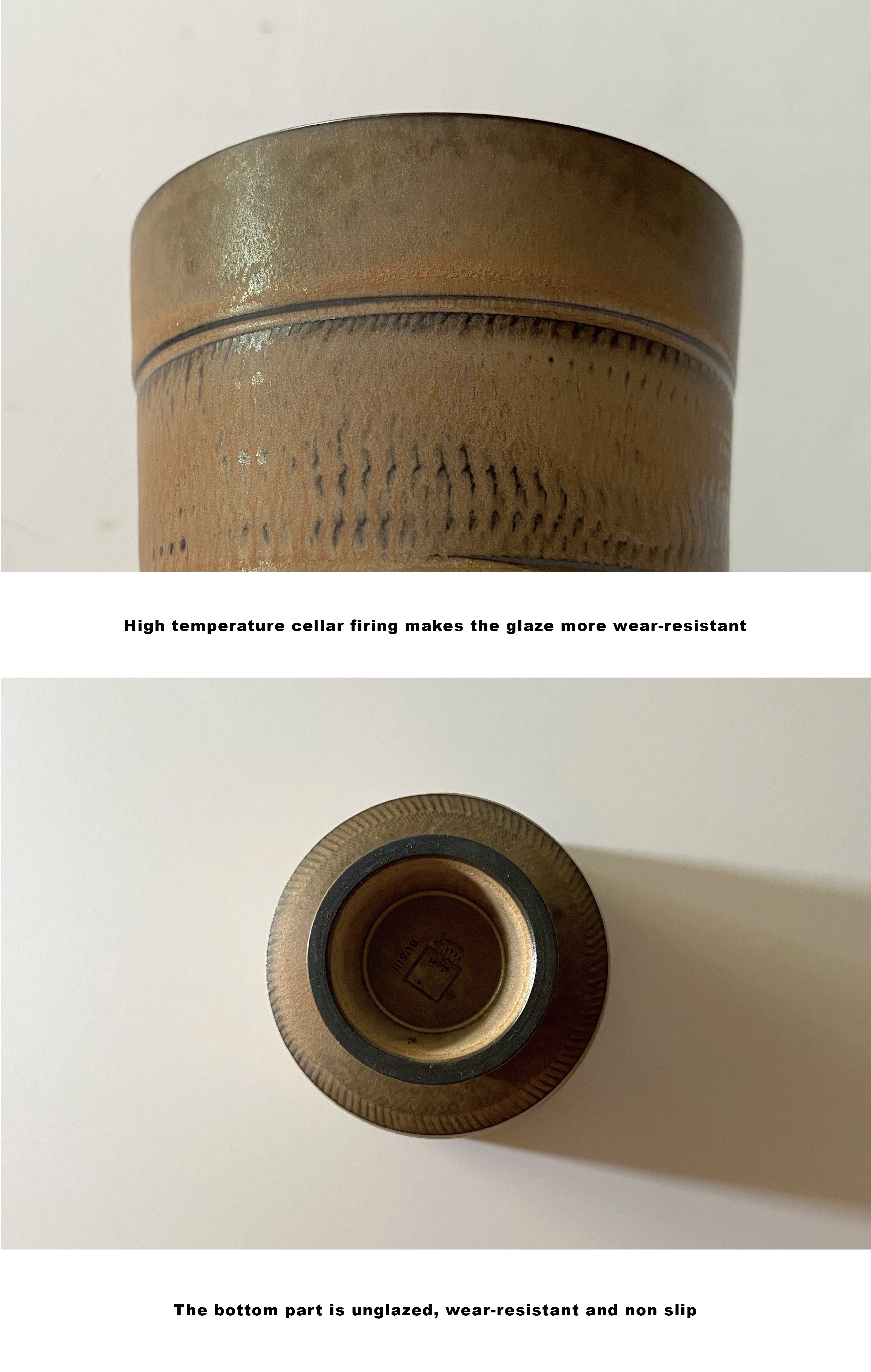 BUSIII Ceramic | Handmade retro Wabi Sabi ceramic cup