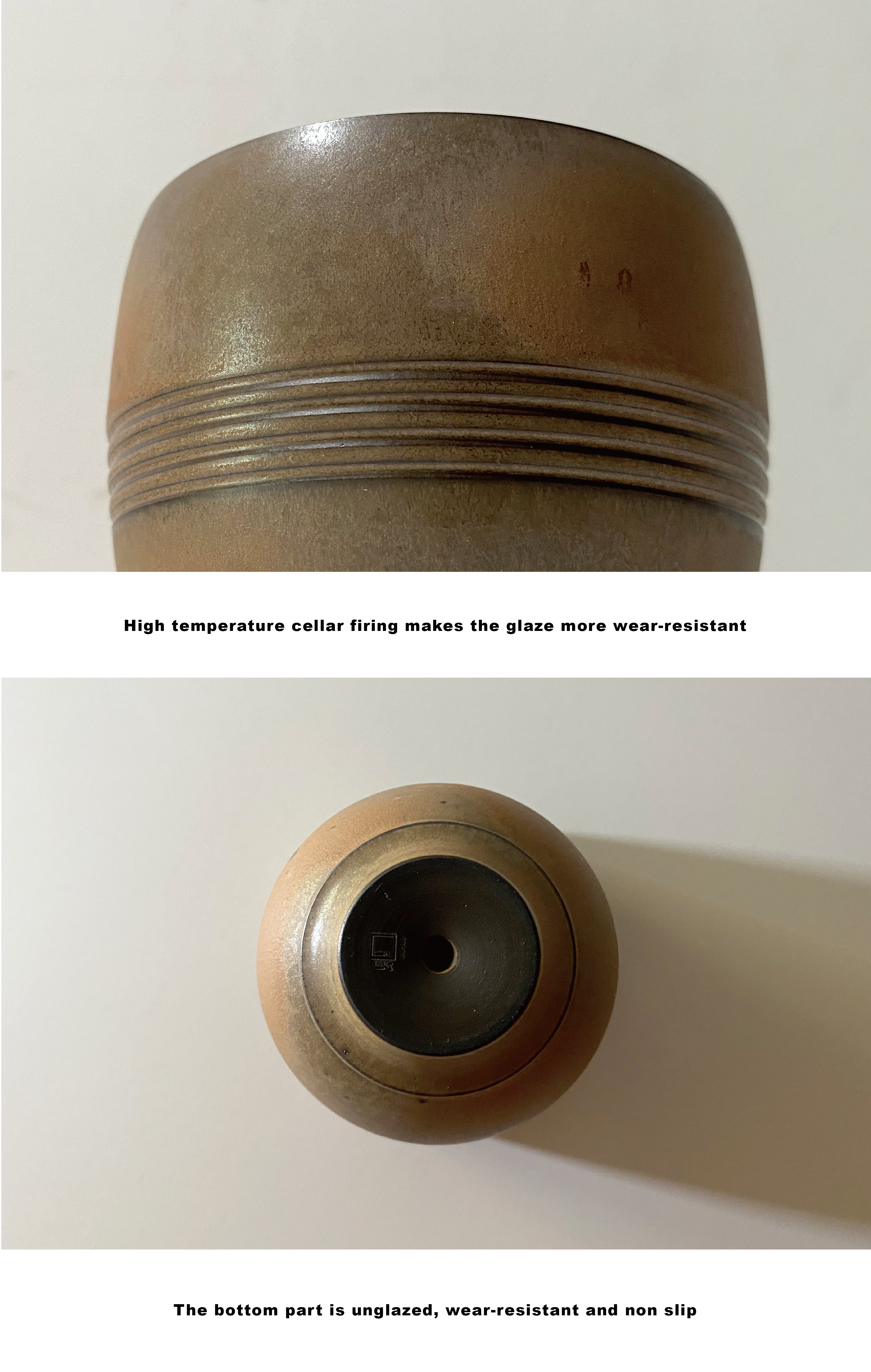 BUSIII Ceramic | Original handmade rough pottery lines retro ceramic cup