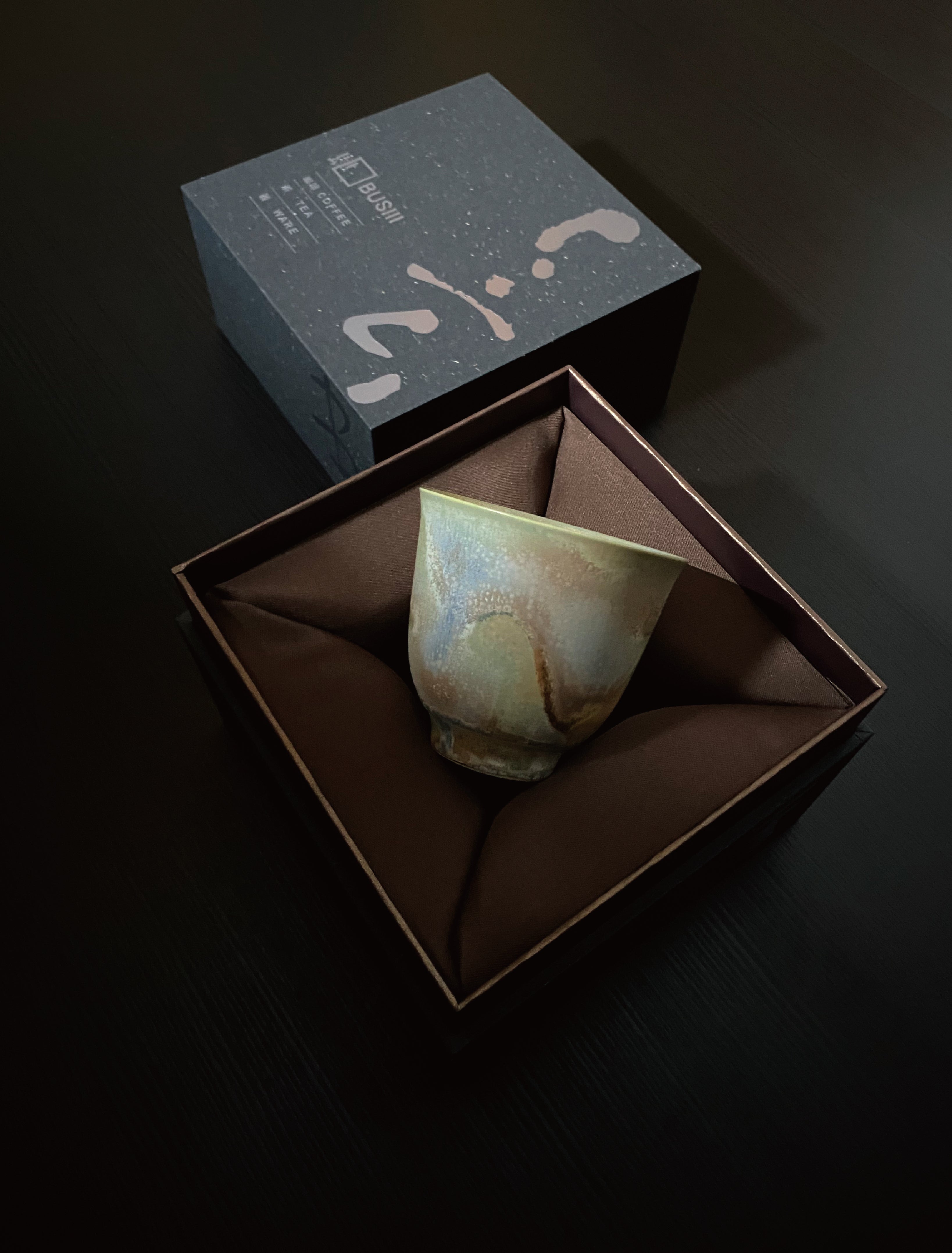 BUSIII Ceramic | Original handmade rough pottery lines retro ceramic cup