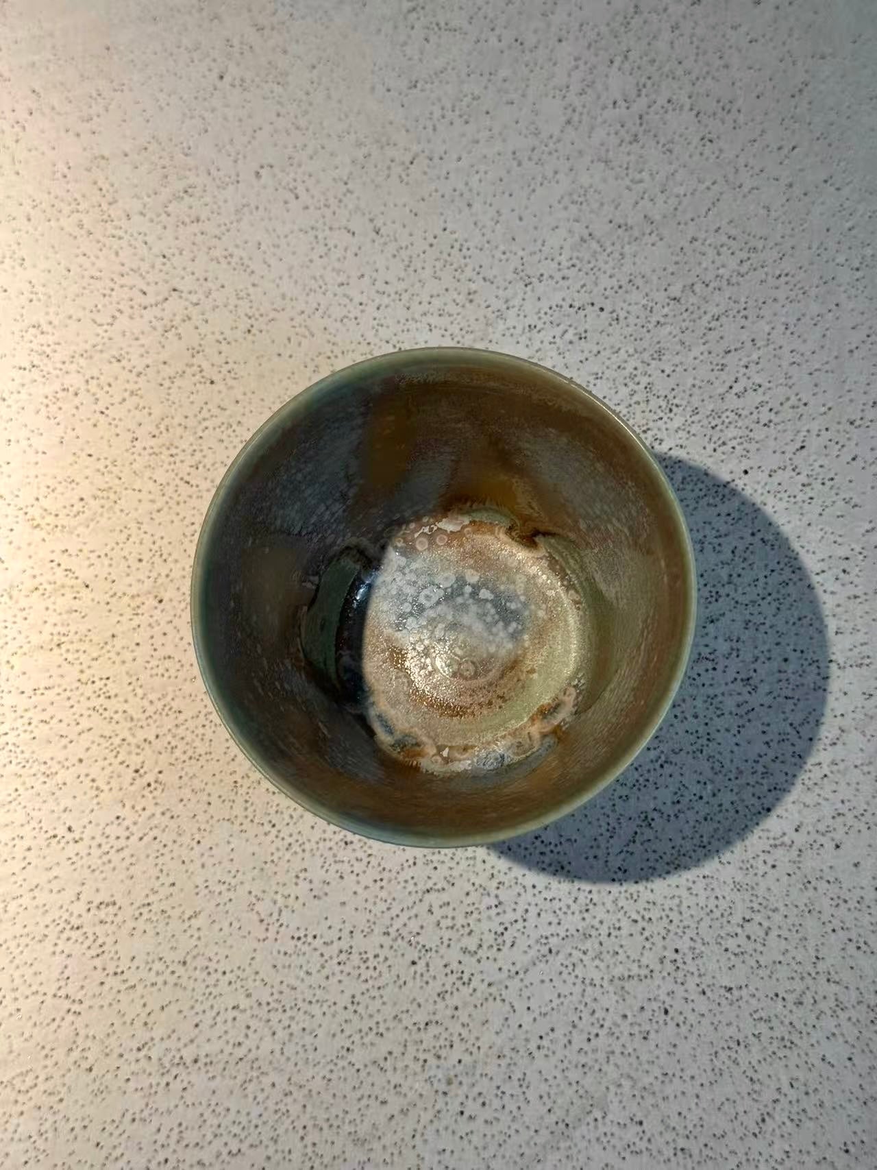 BUSIII Ceramic | Hand drawn embryo kiln transformed crystalline glaze ceramic cup