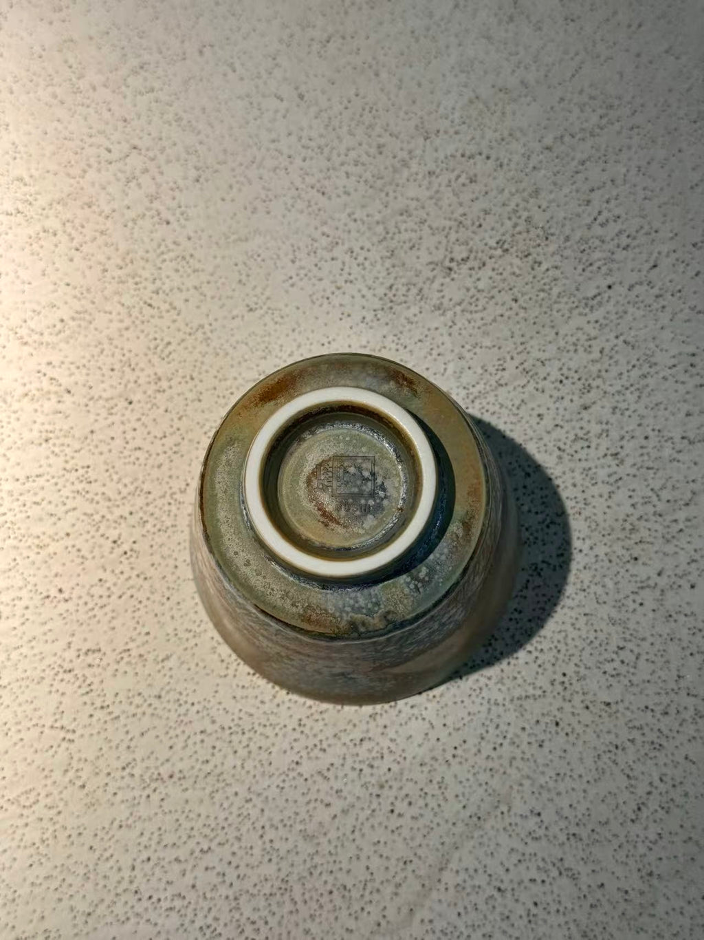 BUSIII Ceramic | Hand drawn embryo kiln transformed crystalline glaze ceramic cup